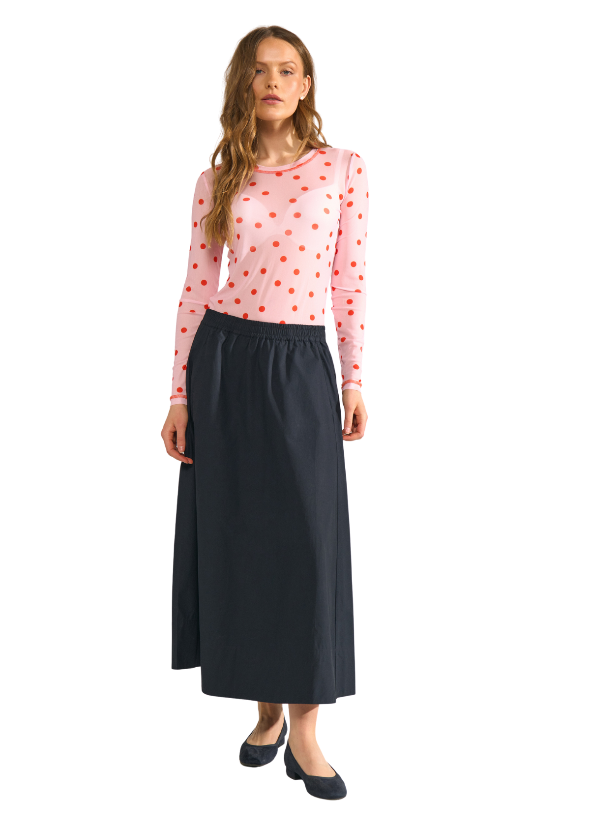 NUSine Mesh Bluse